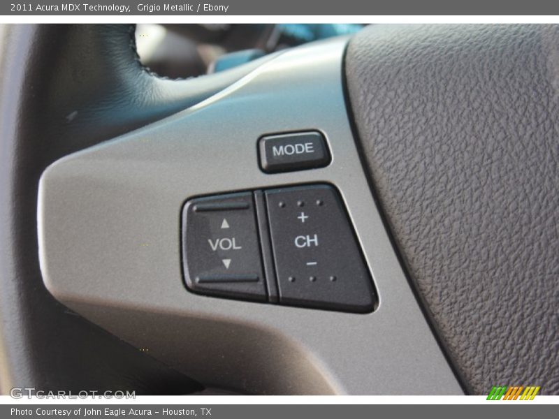 Grigio Metallic / Ebony 2011 Acura MDX Technology