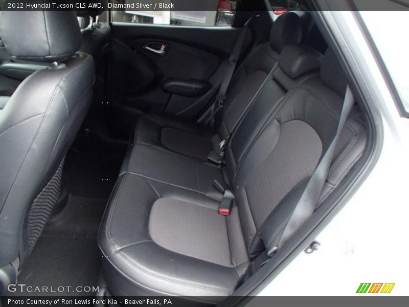 Diamond Silver / Black 2012 Hyundai Tucson GLS AWD