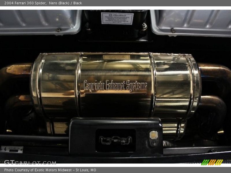 Exhaust of 2004 360 Spider