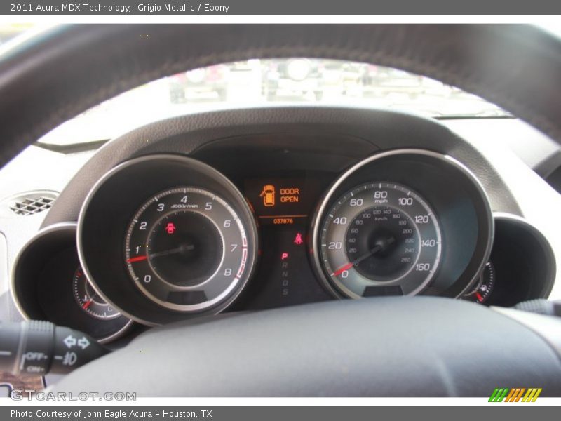 Grigio Metallic / Ebony 2011 Acura MDX Technology