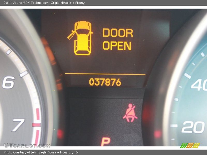 Grigio Metallic / Ebony 2011 Acura MDX Technology