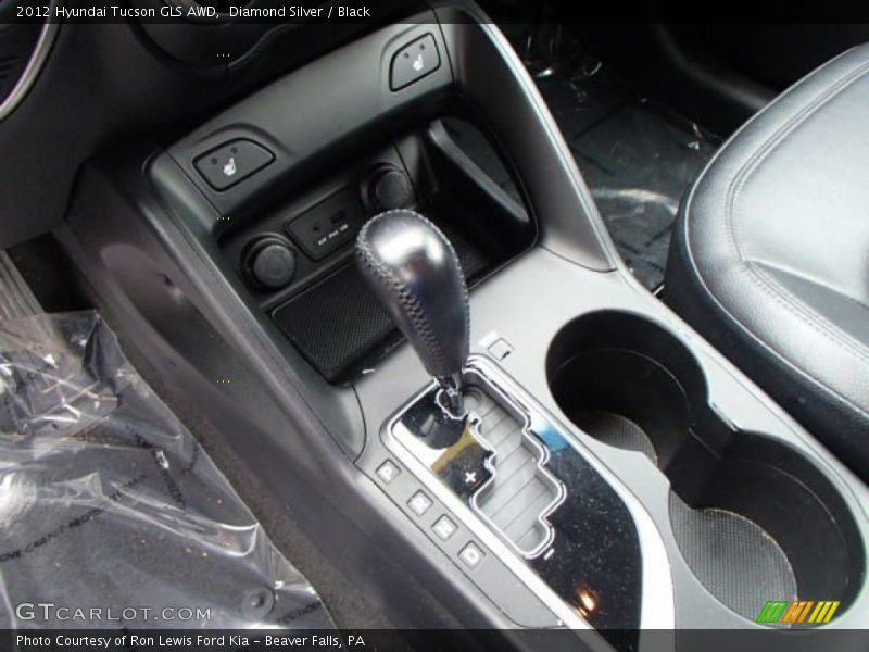 Diamond Silver / Black 2012 Hyundai Tucson GLS AWD