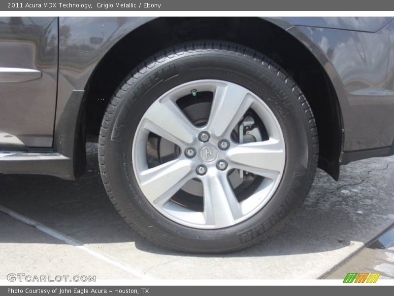 Grigio Metallic / Ebony 2011 Acura MDX Technology