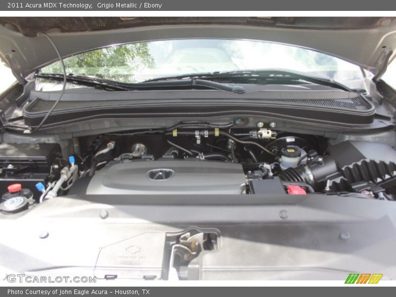 Grigio Metallic / Ebony 2011 Acura MDX Technology