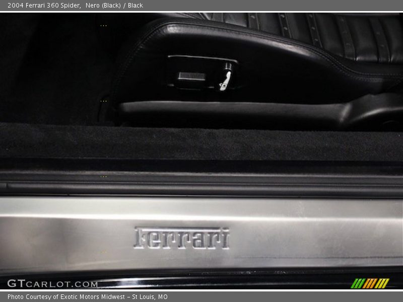 Nero (Black) / Black 2004 Ferrari 360 Spider