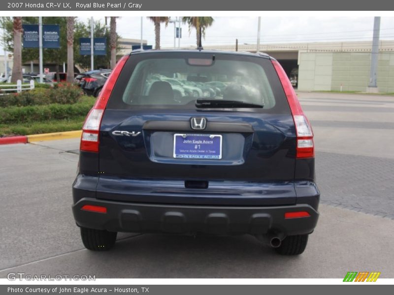 Royal Blue Pearl / Gray 2007 Honda CR-V LX