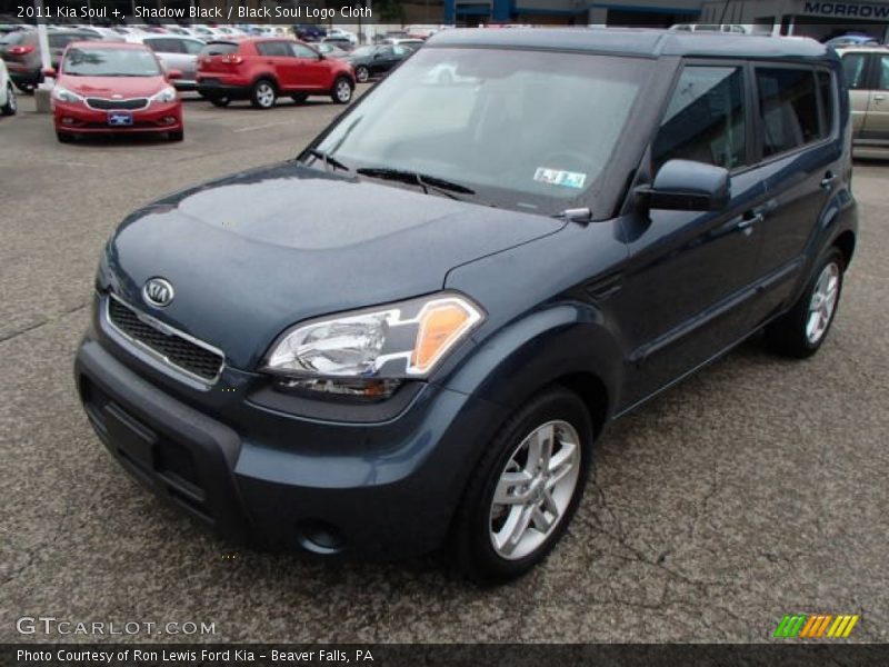 Shadow Black / Black Soul Logo Cloth 2011 Kia Soul +
