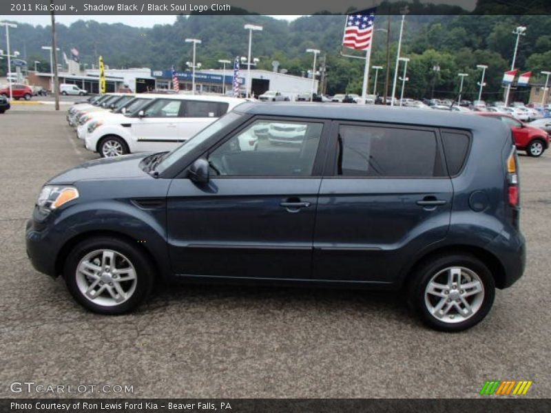 Shadow Black / Black Soul Logo Cloth 2011 Kia Soul +