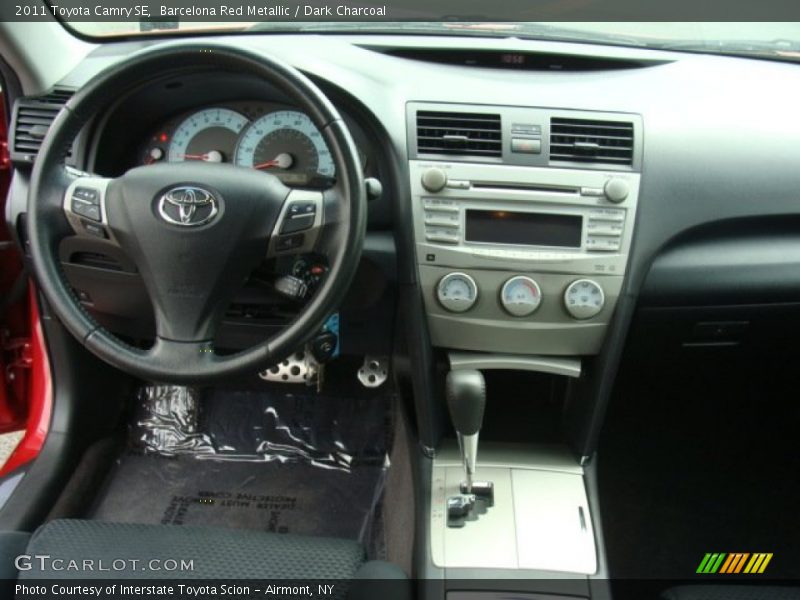 Barcelona Red Metallic / Dark Charcoal 2011 Toyota Camry SE