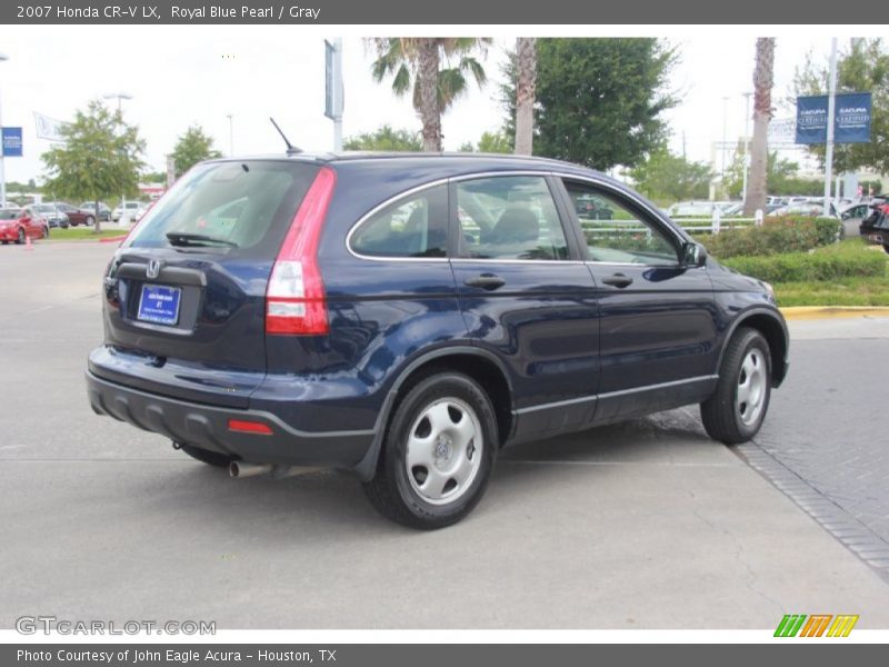 Royal Blue Pearl / Gray 2007 Honda CR-V LX