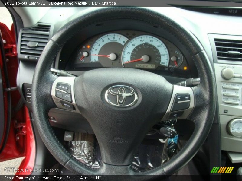 Barcelona Red Metallic / Dark Charcoal 2011 Toyota Camry SE