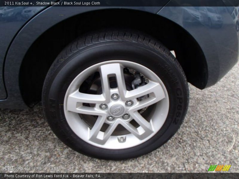 Shadow Black / Black Soul Logo Cloth 2011 Kia Soul +