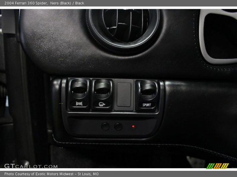 Controls of 2004 360 Spider