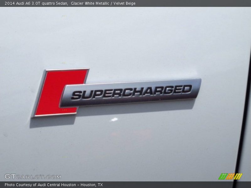 Glacier White Metallic / Velvet Beige 2014 Audi A6 3.0T quattro Sedan