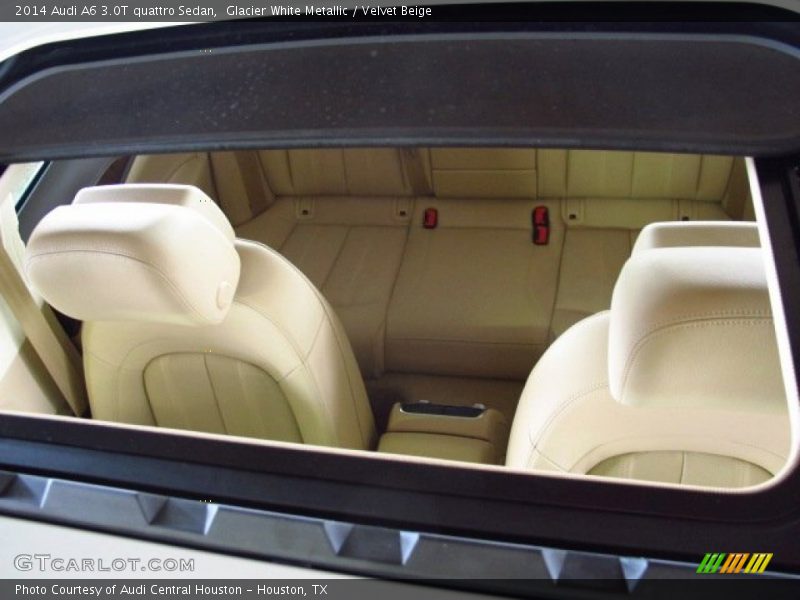 Glacier White Metallic / Velvet Beige 2014 Audi A6 3.0T quattro Sedan