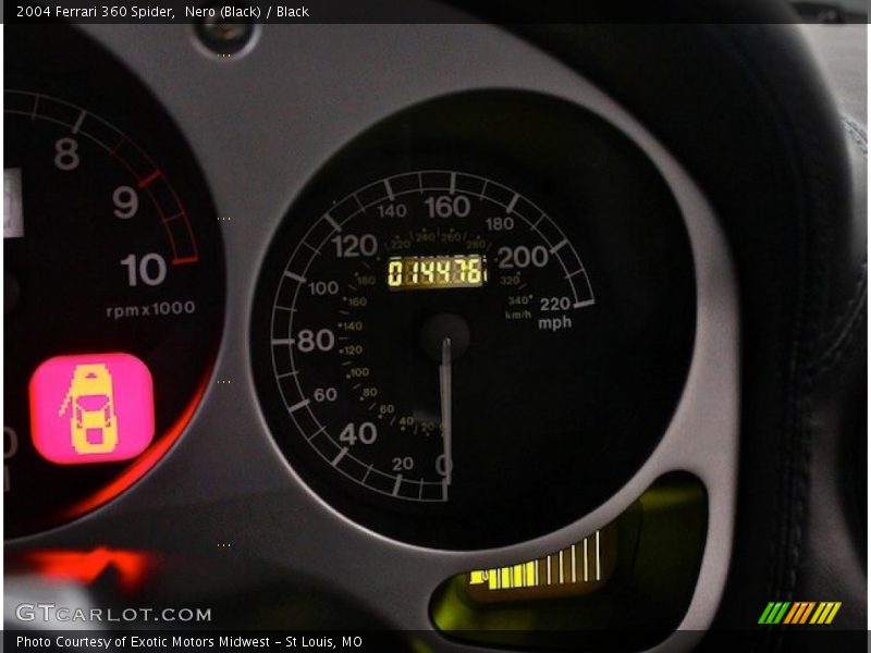 Nero (Black) / Black 2004 Ferrari 360 Spider