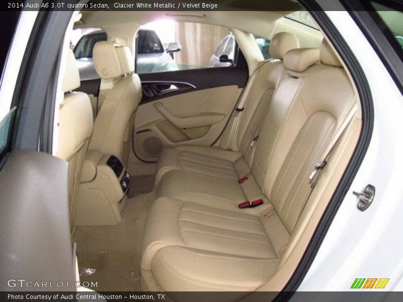 Glacier White Metallic / Velvet Beige 2014 Audi A6 3.0T quattro Sedan