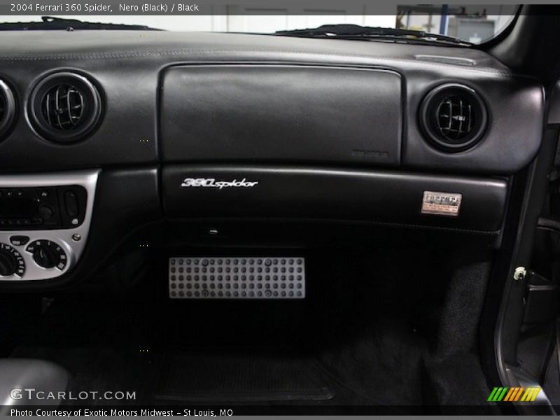 Nero (Black) / Black 2004 Ferrari 360 Spider