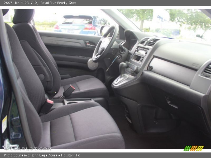 Royal Blue Pearl / Gray 2007 Honda CR-V LX