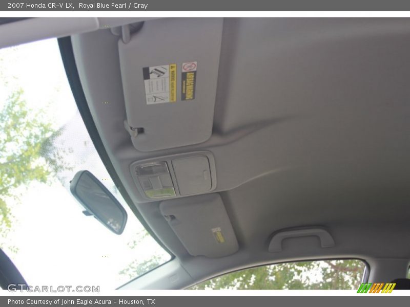 Royal Blue Pearl / Gray 2007 Honda CR-V LX