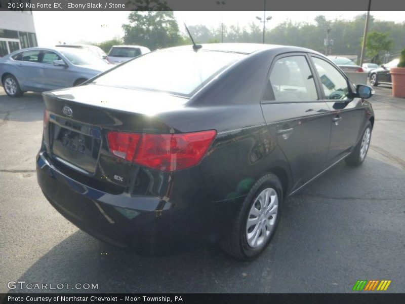 Ebony Black / Stone 2010 Kia Forte EX
