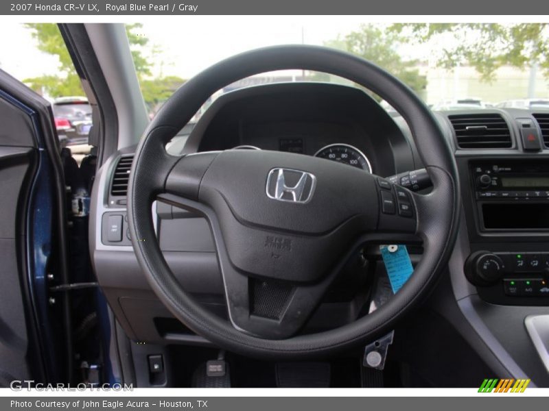 Royal Blue Pearl / Gray 2007 Honda CR-V LX