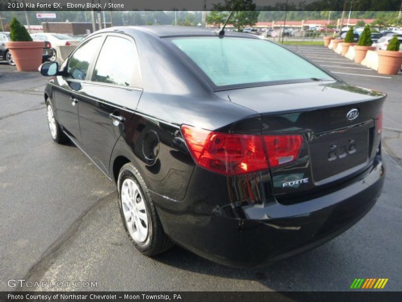 Ebony Black / Stone 2010 Kia Forte EX