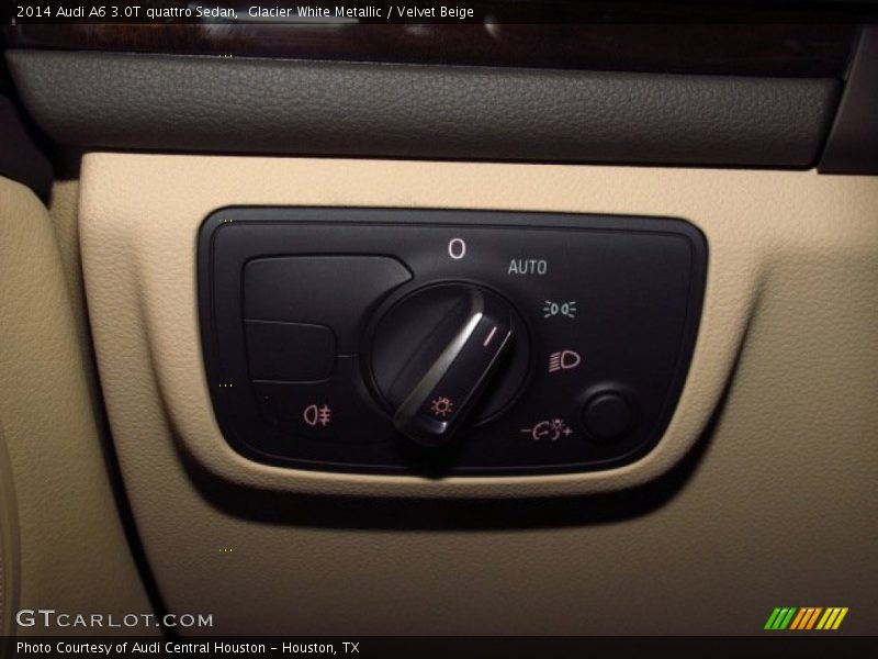 Glacier White Metallic / Velvet Beige 2014 Audi A6 3.0T quattro Sedan