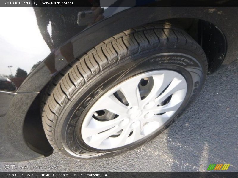 Ebony Black / Stone 2010 Kia Forte EX