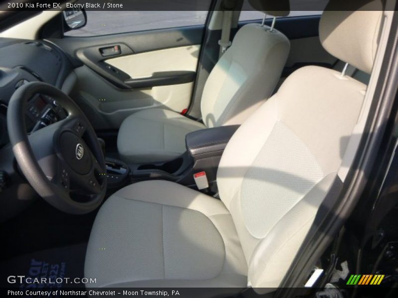 Ebony Black / Stone 2010 Kia Forte EX