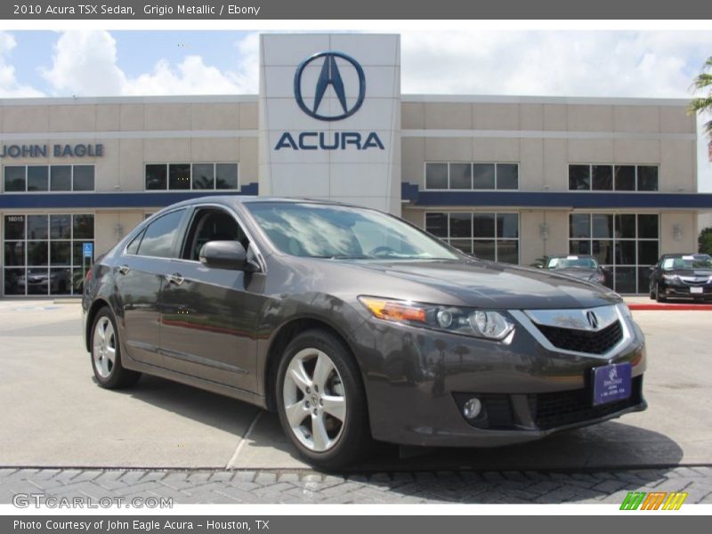Grigio Metallic / Ebony 2010 Acura TSX Sedan