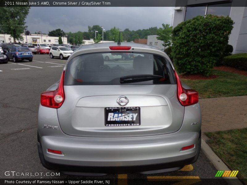 Chrome Silver / Gray/Silver Trim 2011 Nissan Juke S AWD