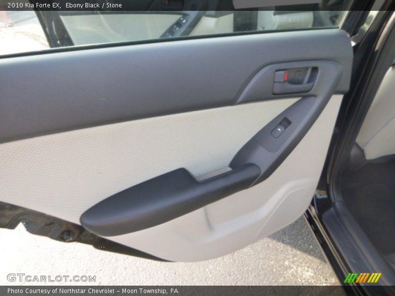 Ebony Black / Stone 2010 Kia Forte EX