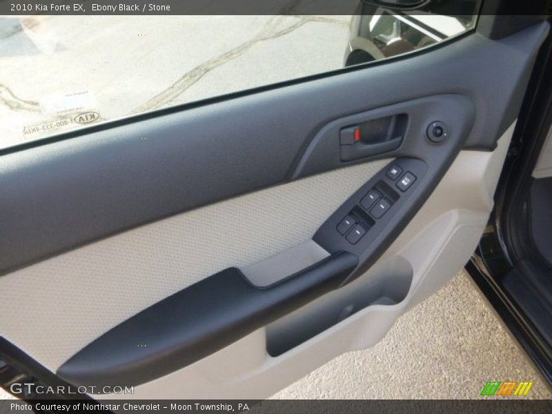Ebony Black / Stone 2010 Kia Forte EX