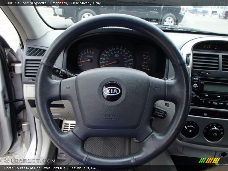 Clear Silver / Gray 2006 Kia Spectra Spectra5 Hatchback