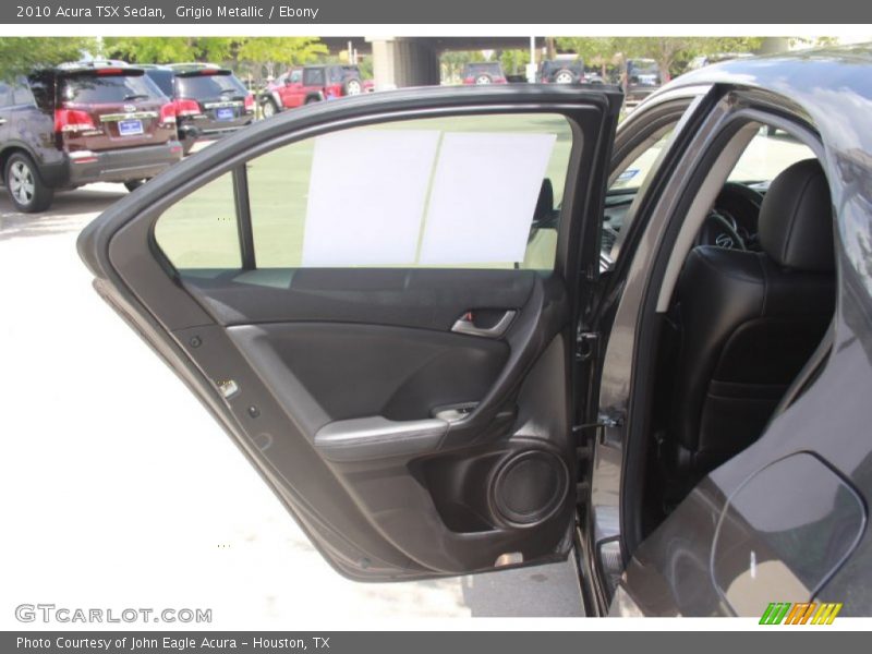 Grigio Metallic / Ebony 2010 Acura TSX Sedan