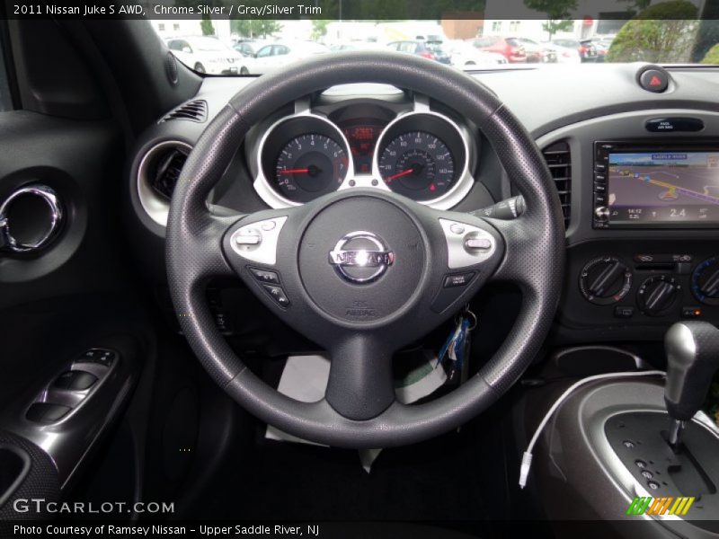Chrome Silver / Gray/Silver Trim 2011 Nissan Juke S AWD