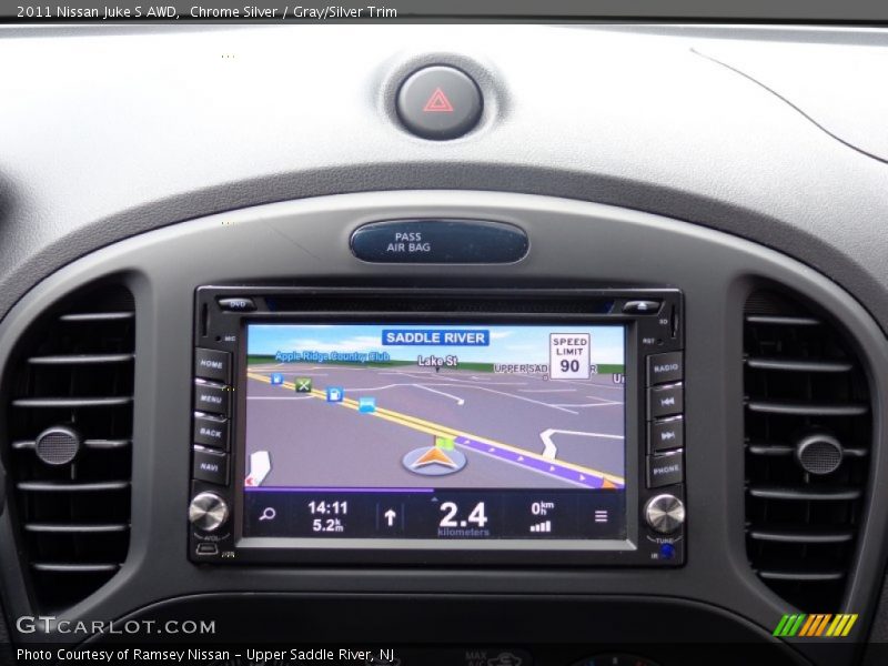 Chrome Silver / Gray/Silver Trim 2011 Nissan Juke S AWD