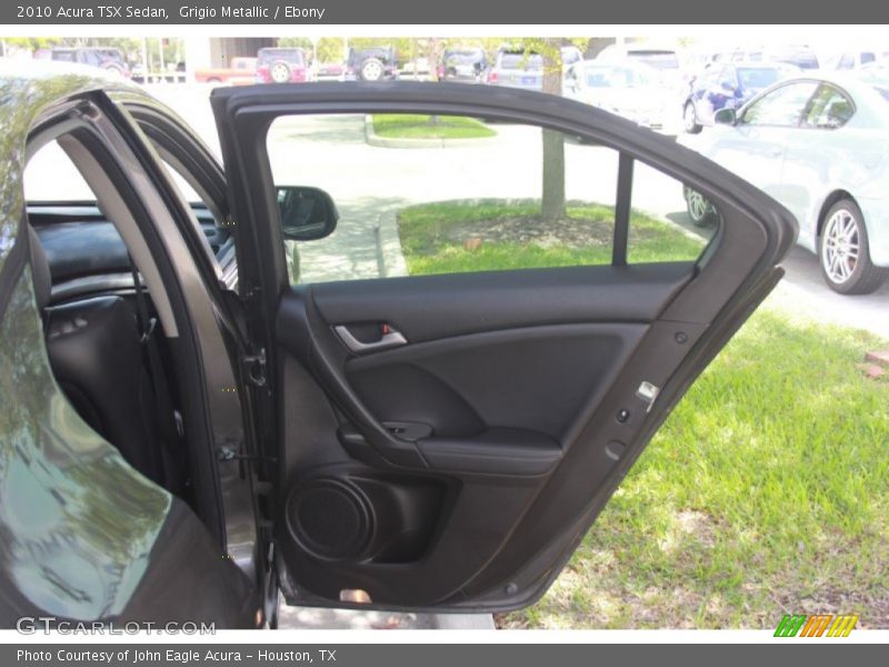 Grigio Metallic / Ebony 2010 Acura TSX Sedan