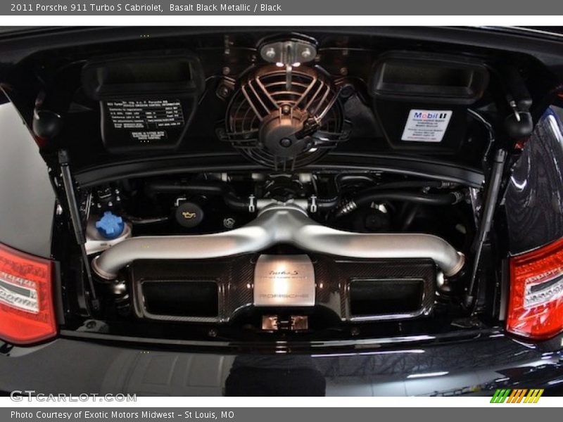  2011 911 Turbo S Cabriolet Engine - 3.8 Liter Twin-Turbocharged DOHC 24-Valve VarioCam Flat 6 Cylinder
