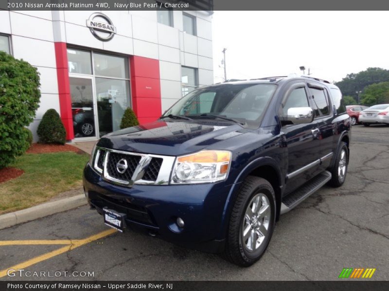 Navy Blue Pearl / Charcoal 2010 Nissan Armada Platinum 4WD