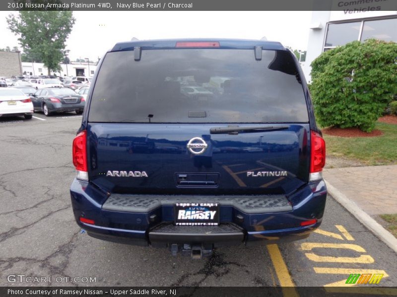 Navy Blue Pearl / Charcoal 2010 Nissan Armada Platinum 4WD