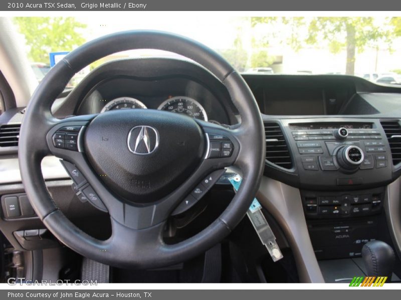 Grigio Metallic / Ebony 2010 Acura TSX Sedan