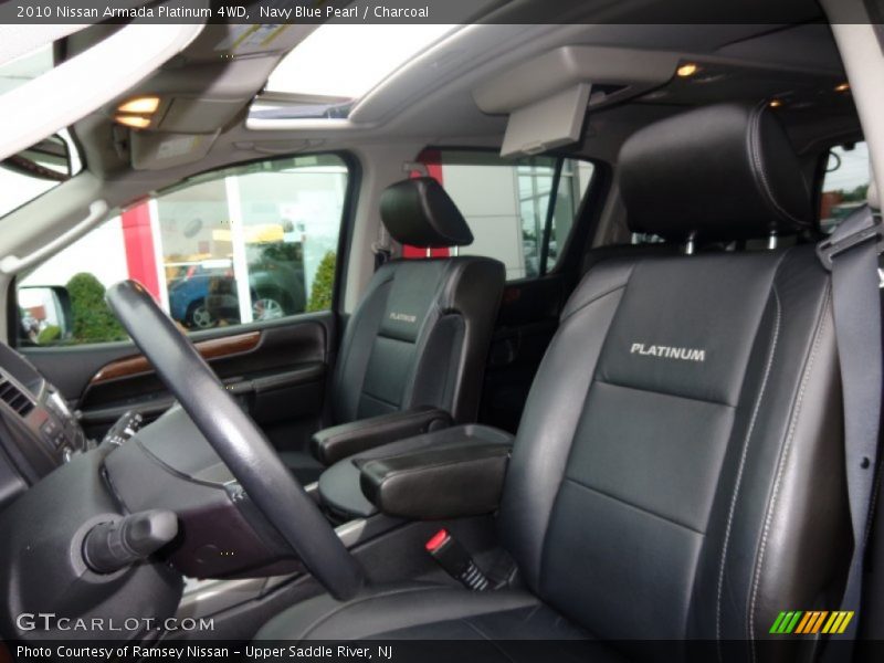 Navy Blue Pearl / Charcoal 2010 Nissan Armada Platinum 4WD