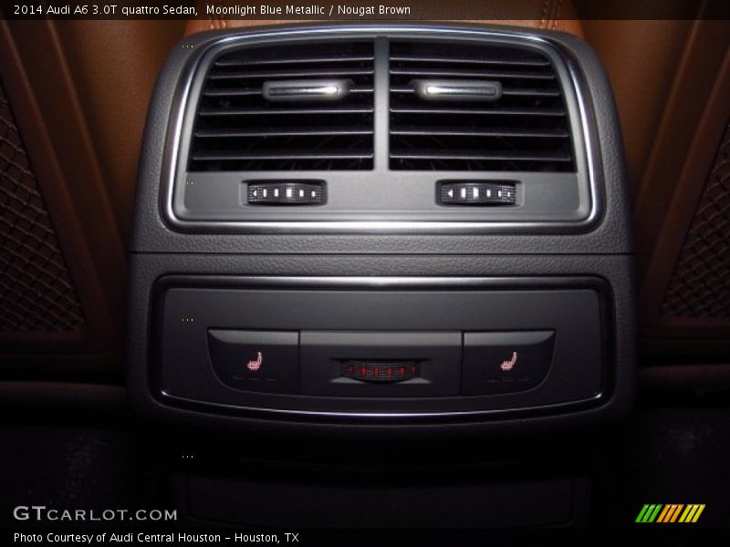Moonlight Blue Metallic / Nougat Brown 2014 Audi A6 3.0T quattro Sedan