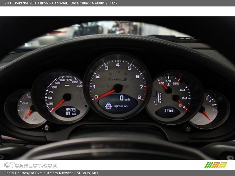  2011 911 Turbo S Cabriolet Turbo S Cabriolet Gauges