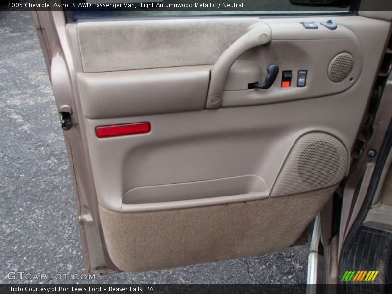 Door Panel of 2005 Astro LS AWD Passenger Van