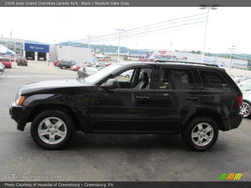 Black / Medium Slate Gray 2006 Jeep Grand Cherokee Laredo 4x4
