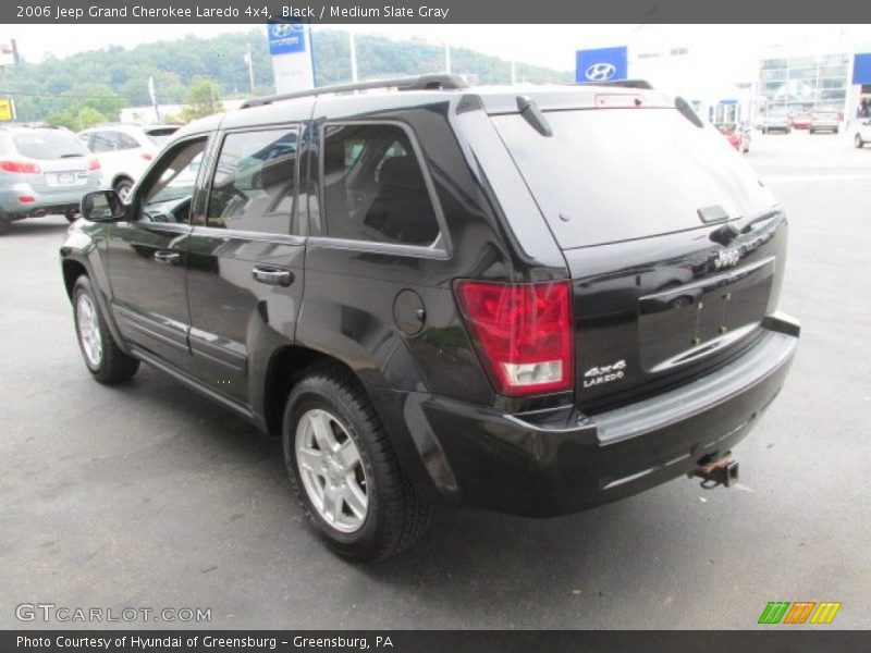 Black / Medium Slate Gray 2006 Jeep Grand Cherokee Laredo 4x4