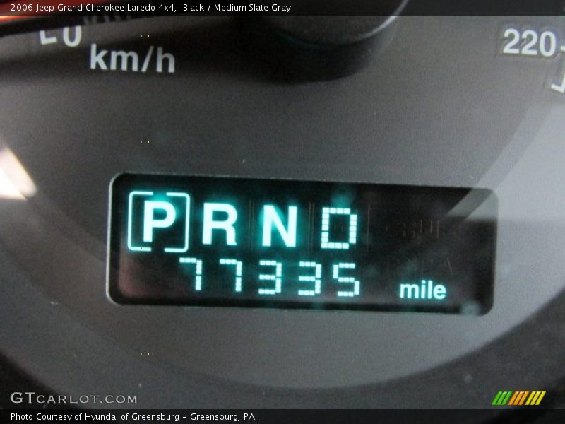 Black / Medium Slate Gray 2006 Jeep Grand Cherokee Laredo 4x4